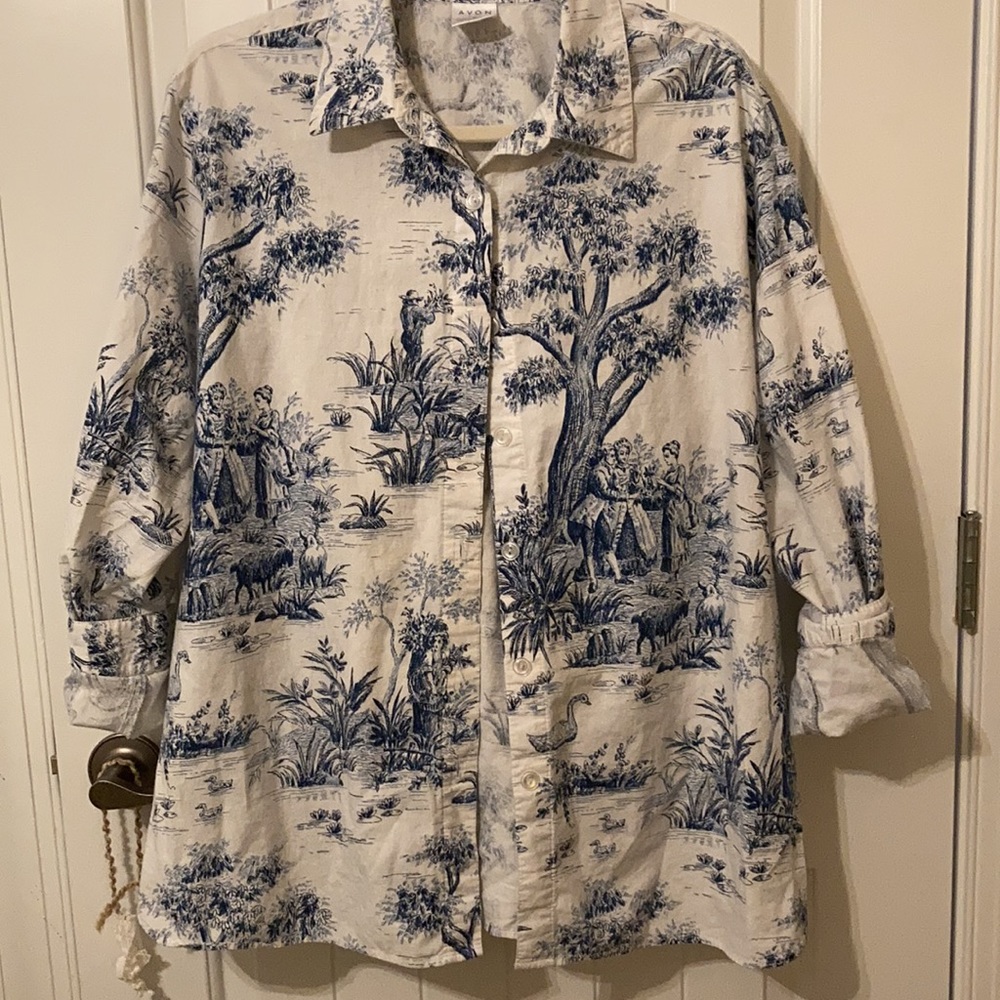 Cottagecore Vintage Button Down Shirt
